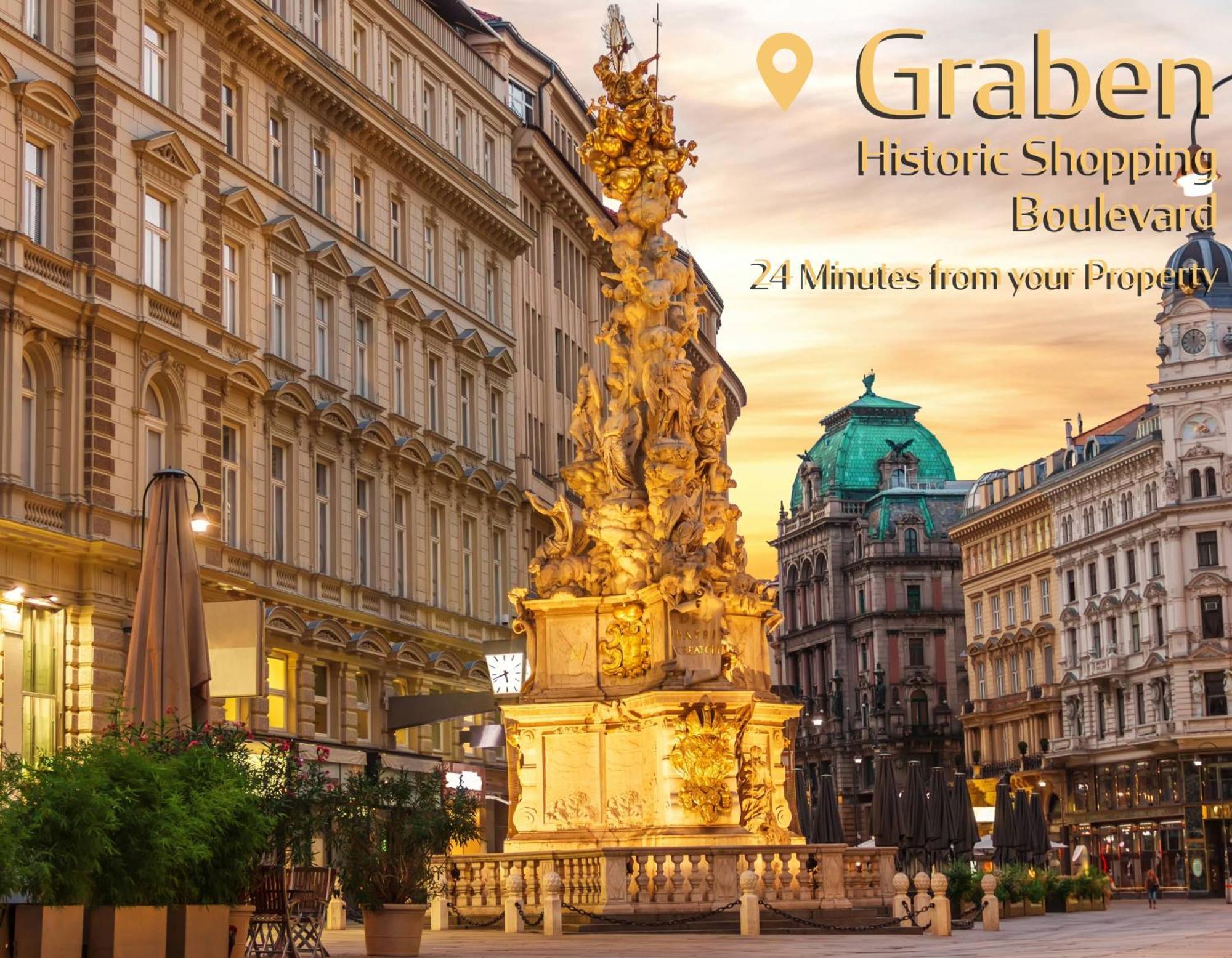 Comfy 3Br Shared Apartment - U6 Subway, Danube & Millenium City 维也纳 外观 照片