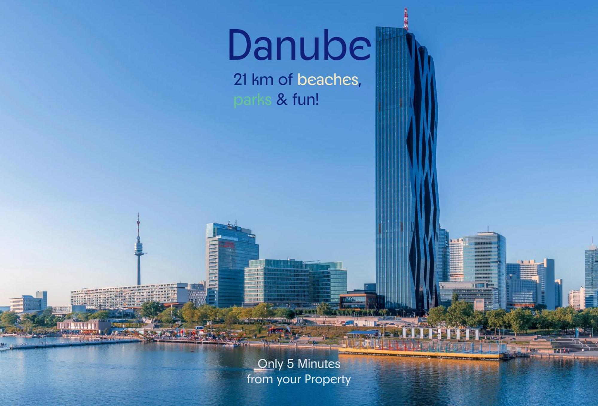 Comfy 3Br Shared Apartment - U6 Subway, Danube & Millenium City 维也纳 外观 照片